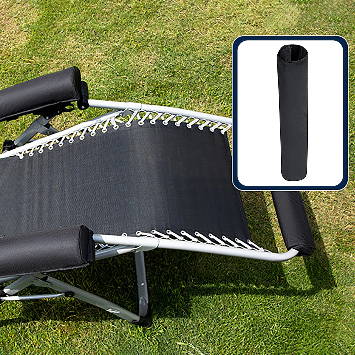 Folding Recliner Footrest Cushion EPE Foam | Portable Chair Pad