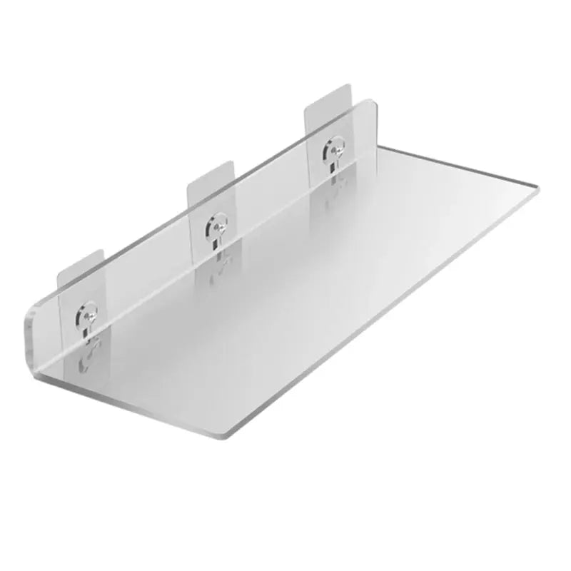 Wall-Mounted Self Adhesive Acrylic Shelf 30×10cm – No Drill