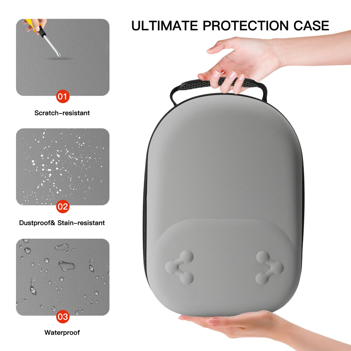 Hard Carrying Case for Meta Quest 3 & 3S VR Headset – EVA