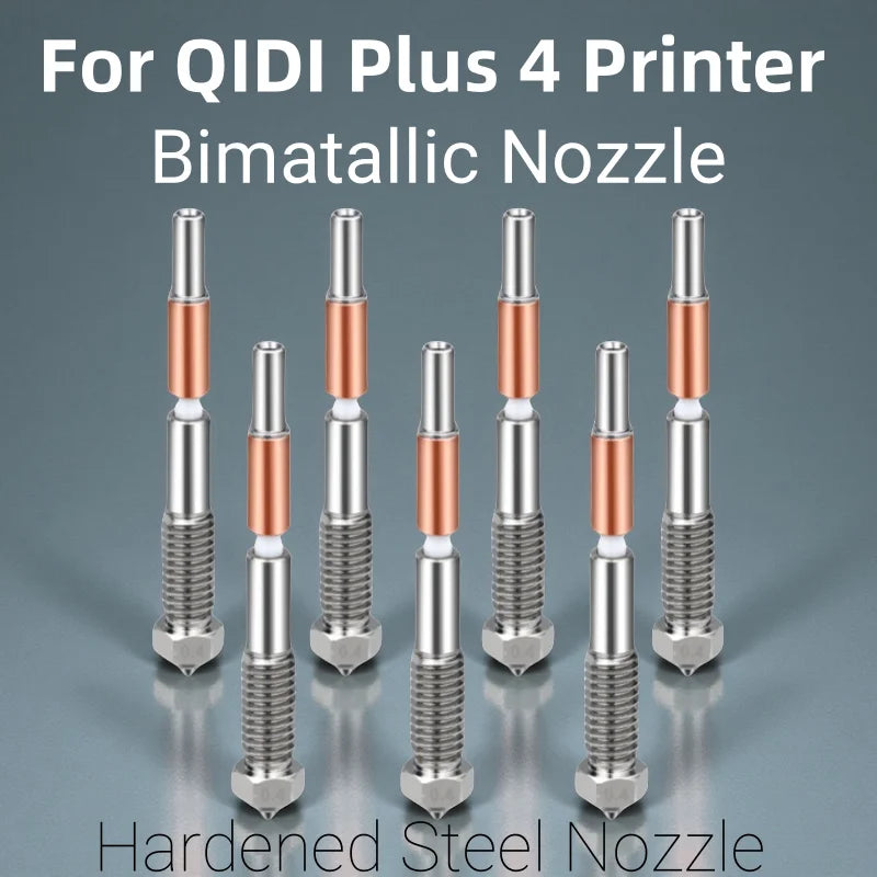 BEGRINT Bimetallic Hotend Nozzles for QIDI Plus4 – 0.2–0.8mm