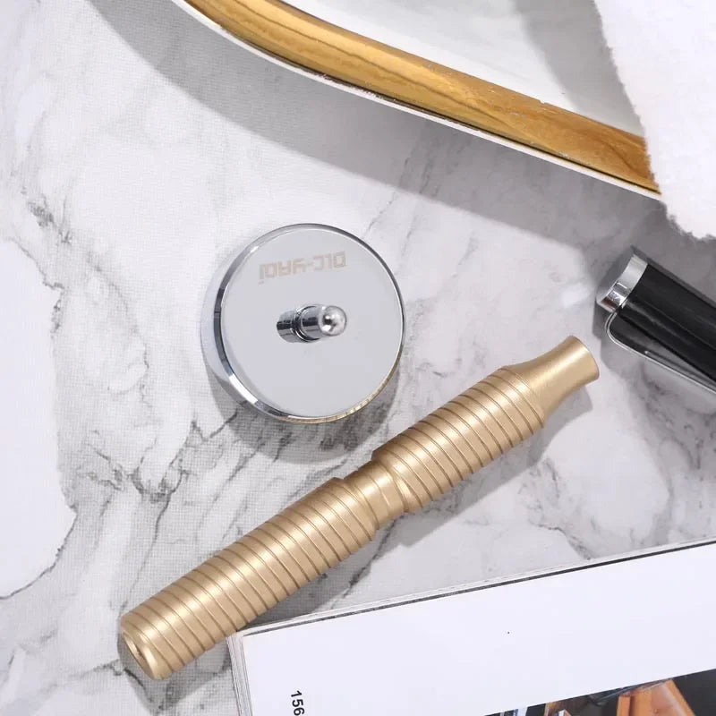 YAQI 88mm Solid Brass Safety Razor Handle – Nickel Finish