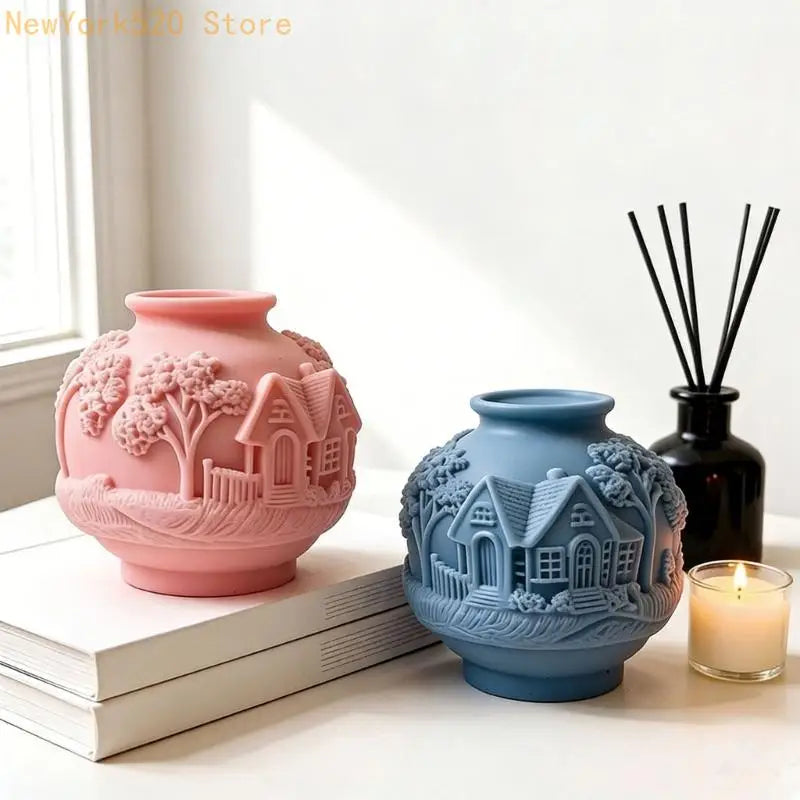 Silicone Tree Cabin Mold – Handmade Soap & DIY Crafts