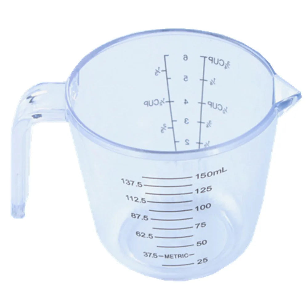 Clear Plastic Measuring Cup 200ml with Scale – Kitchen Tool
