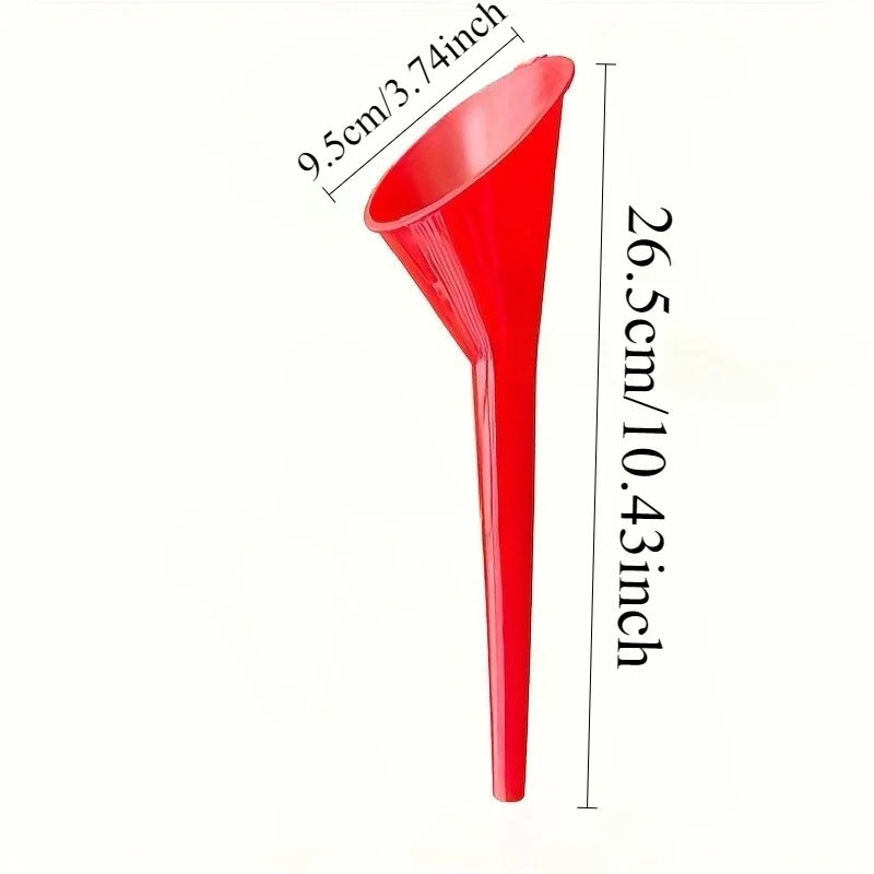 Long Handle Splashproof Fuel Funnel – Car & Motorcycle