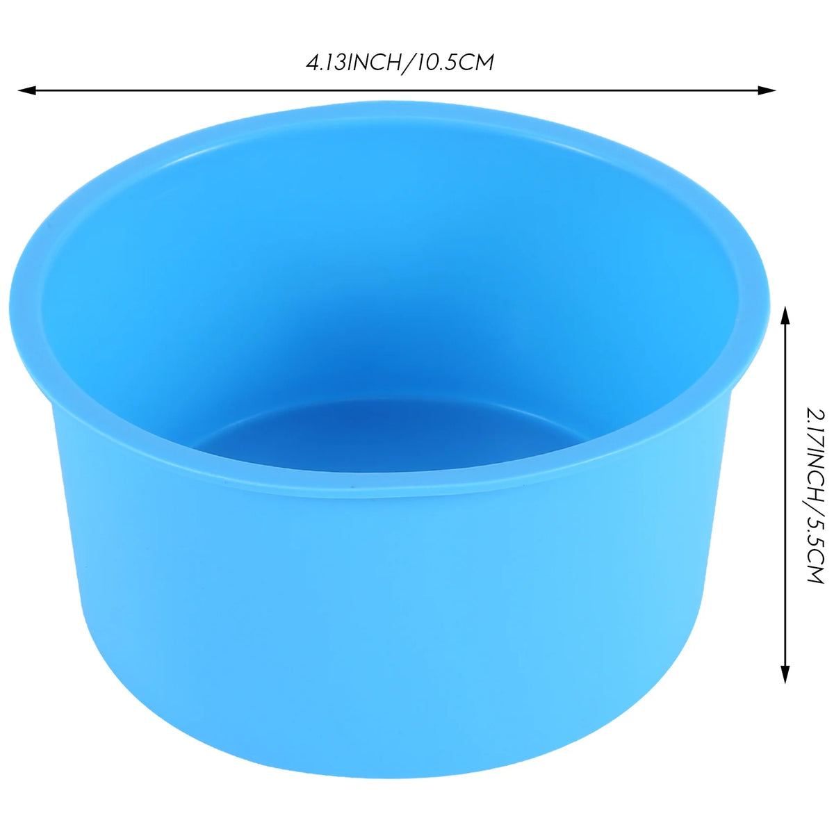 Silicone Mini Cake Molds 4-Inch Round Baking Pan Set of 6