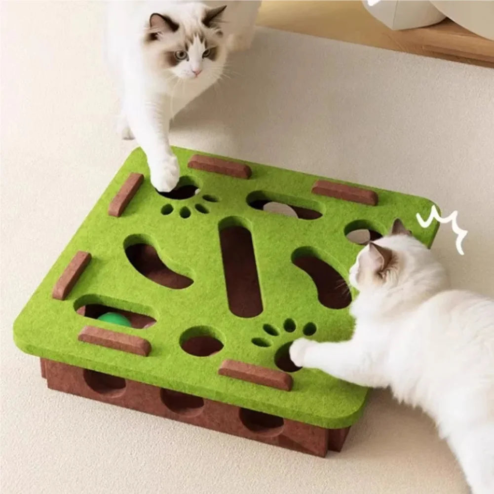 Sisal Cat Scratching Post & Interactive Kitten Toy