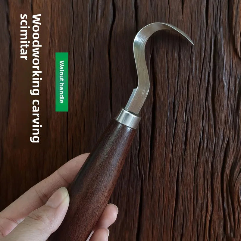 Stainless Steel Fruit & Melon Hand Carving Knife DIY Tool