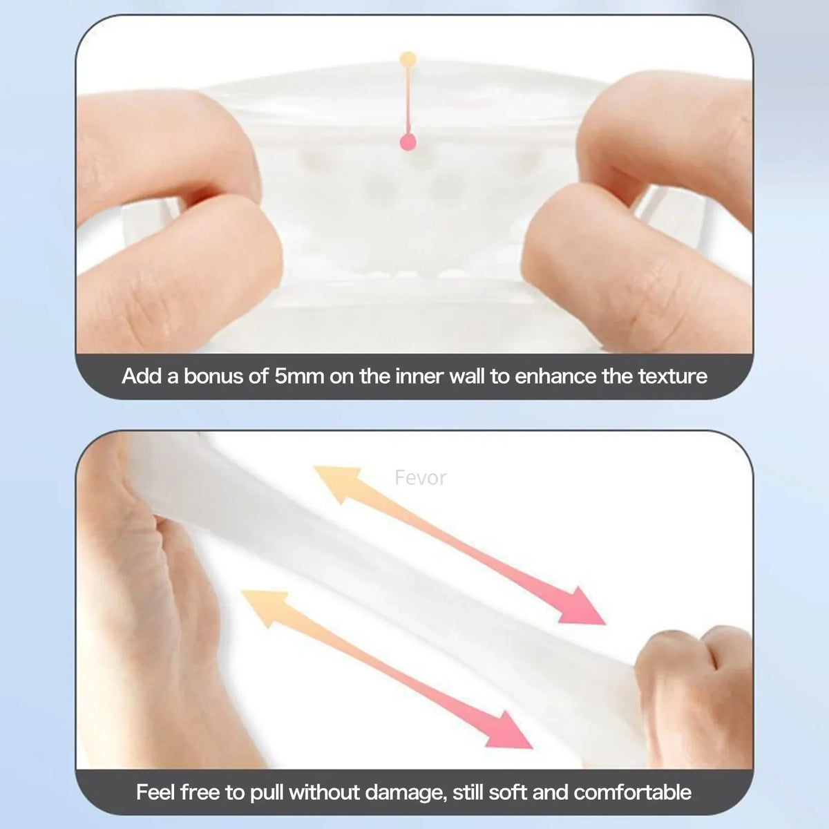 OREADEX Silicone Stretchable Male Masturbator Cup for Men
