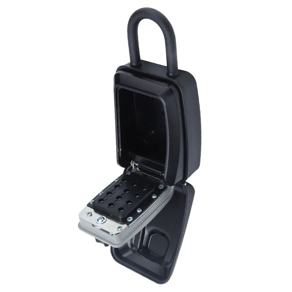 Wall Mounted 12-Digit Combination Key Lock Box – Aluminum