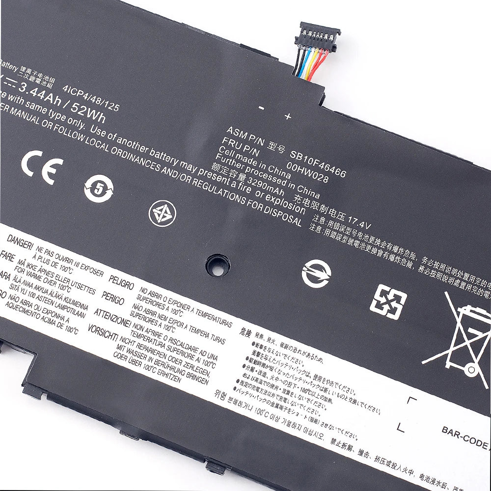 SUOZHAN Battery for Lenovo ThinkPad X1 Carbon 4th Gen 00HW028
