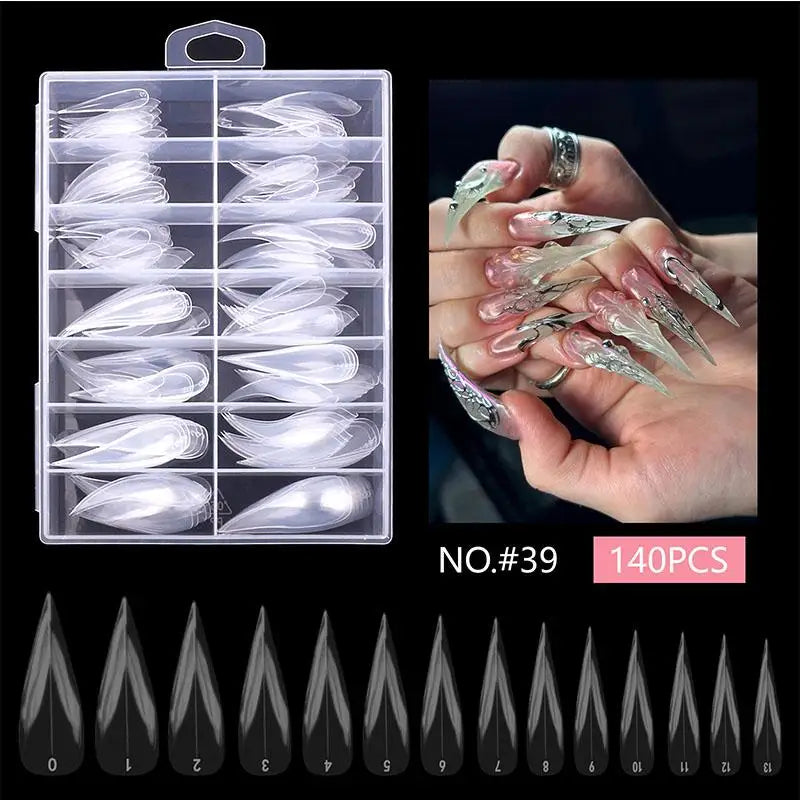 Dual System Nail Extension Forms – 70/140/150 Pcs False Tips