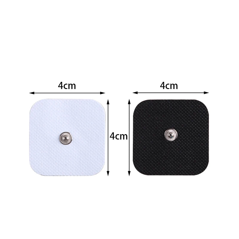 TENS Electrode Pads 4x4cm Reusable Self-Adhesive Gel 10 Pack