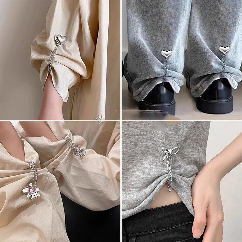 Women's Butterfly Clothes Clips – Adjustable Sleeve Shortener