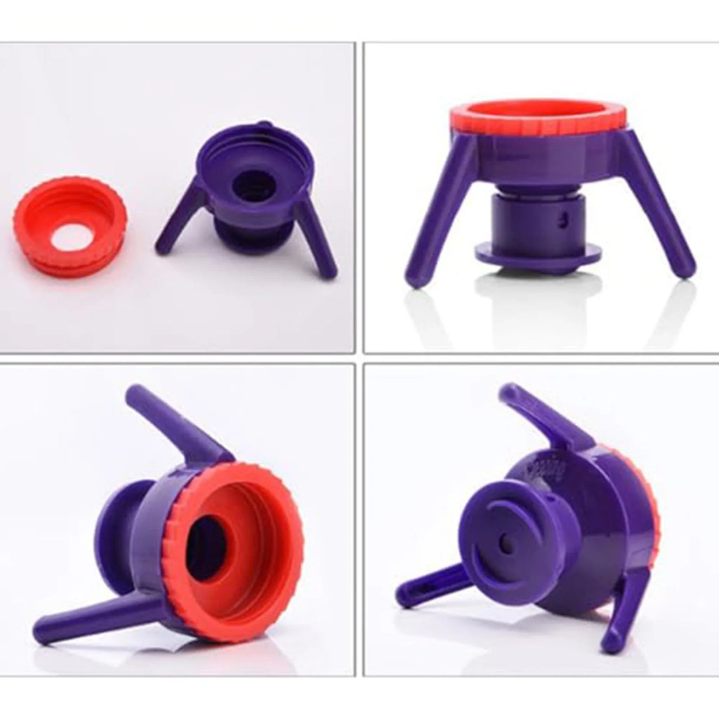 Inverted Bottle Cap Tripod Stand – Leak-Proof, BPA-Free, 3-Pack