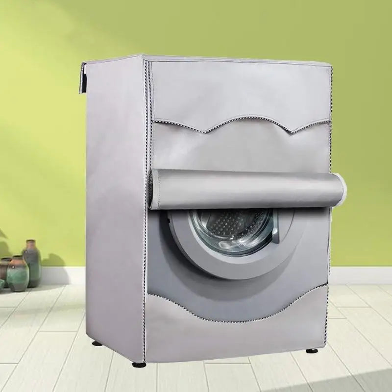 Universal Silver Washing Machine Cover – Waterproof Front Load