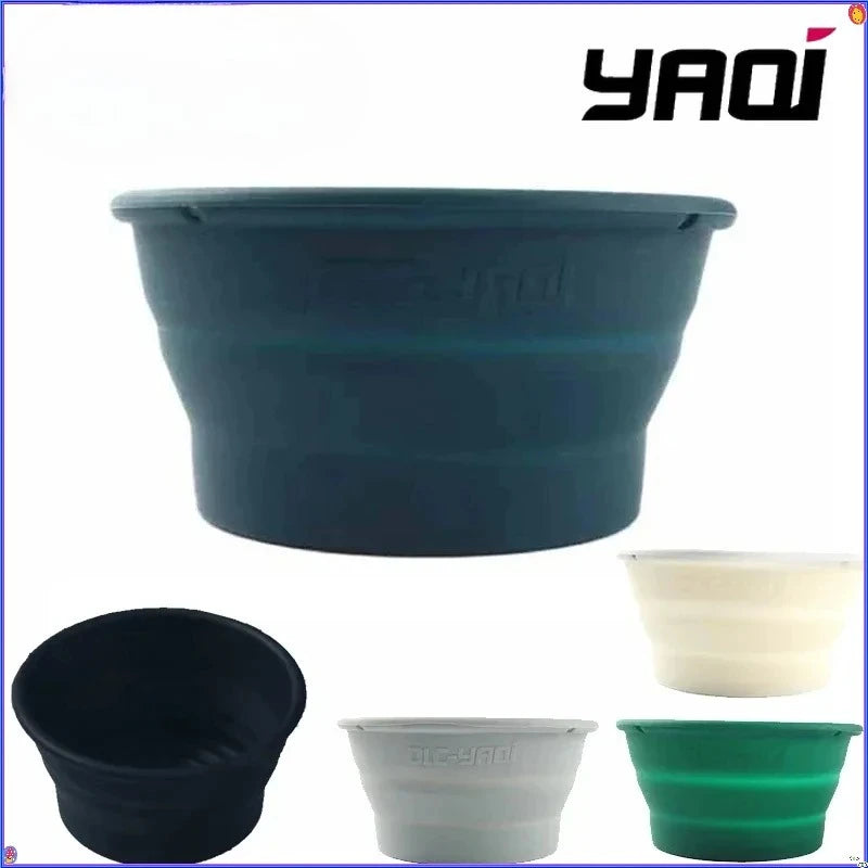 Yaqi Collapsible Silicone Shaving Bowl – Portable Travel Men's