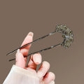 Retro Chinese Flower Tassel Hair Stick – Elegant Hair Accessory