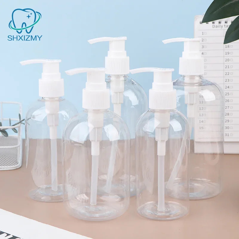 Refillable Pump Dispenser Bottles 200–500ml | Shampoo & Lotion