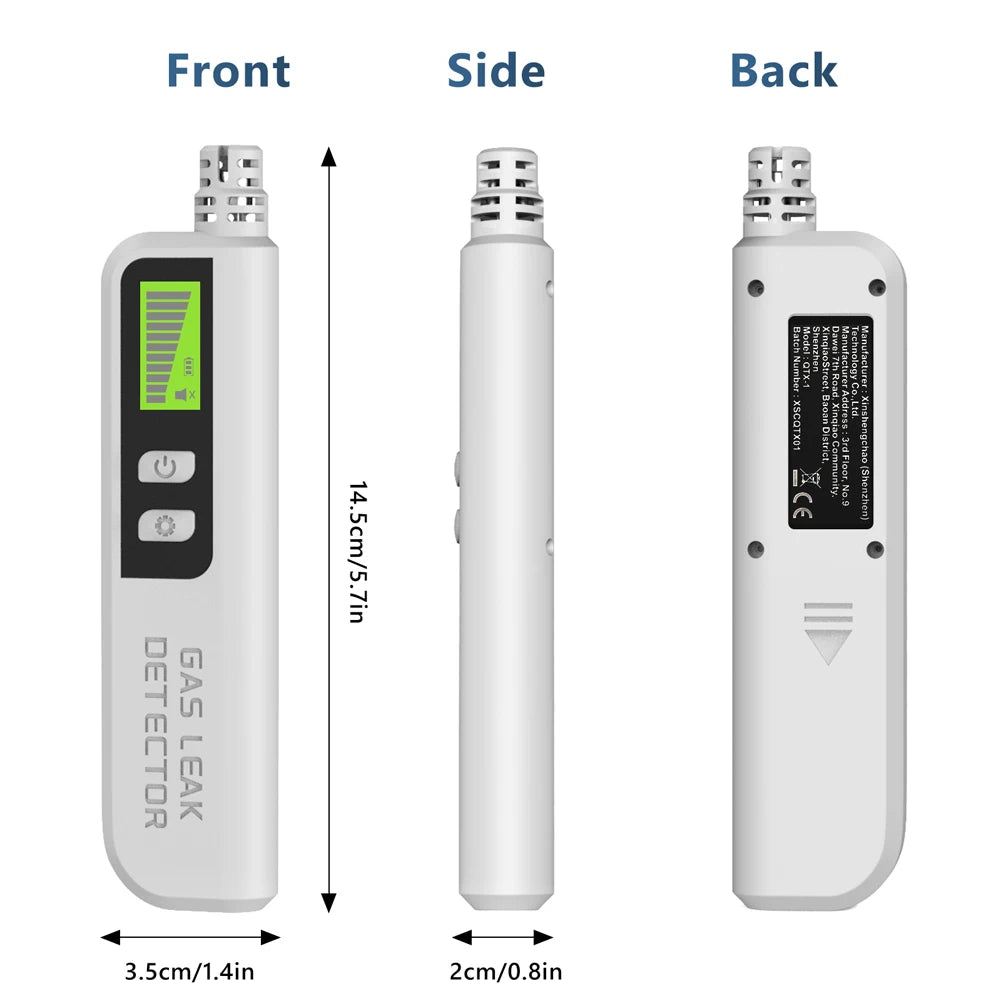 Portable Combustible Gas Detector – Audible & Visual Alarm
