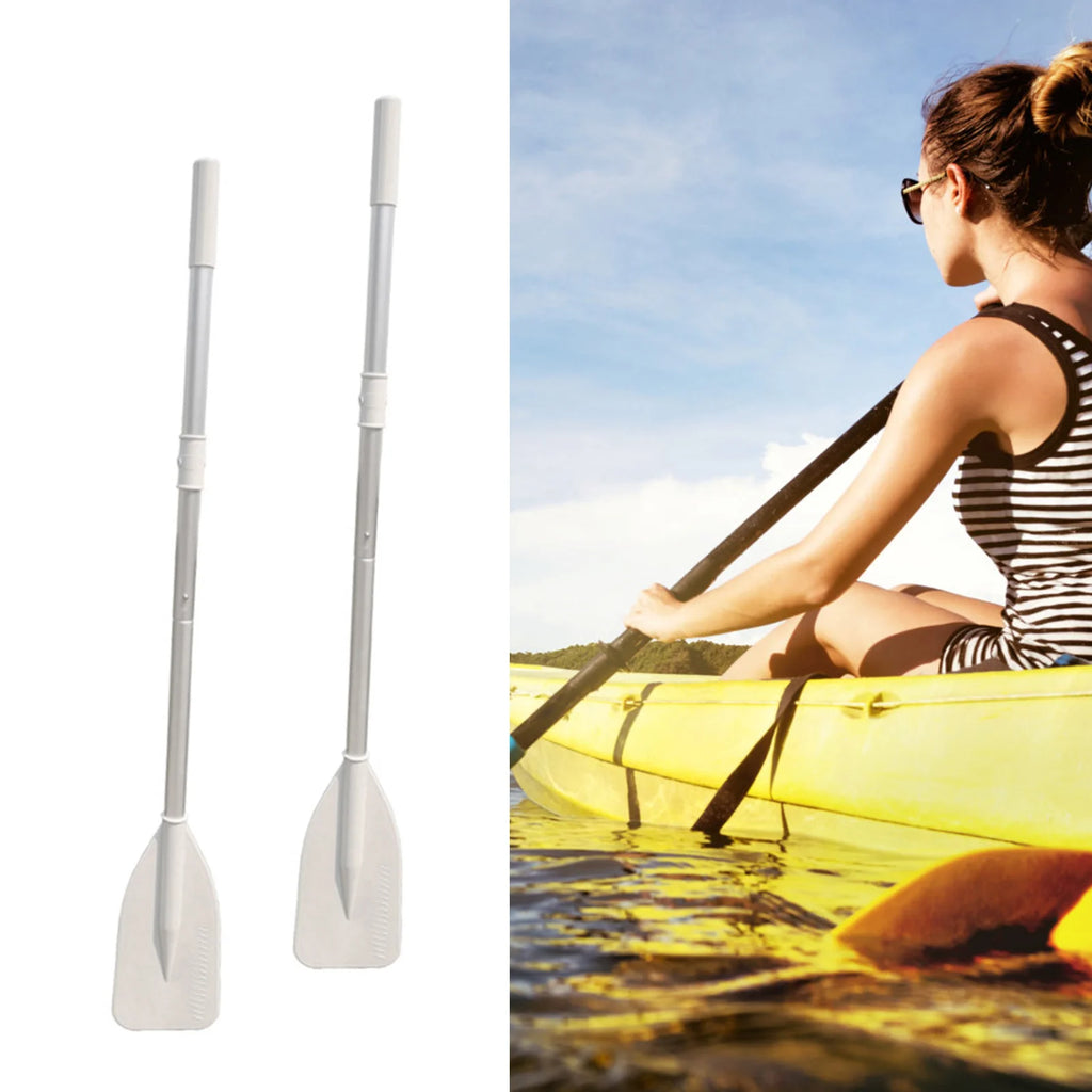 2-Pack Split Shaft Aluminum Oars – Kayak Canoe Dinghy