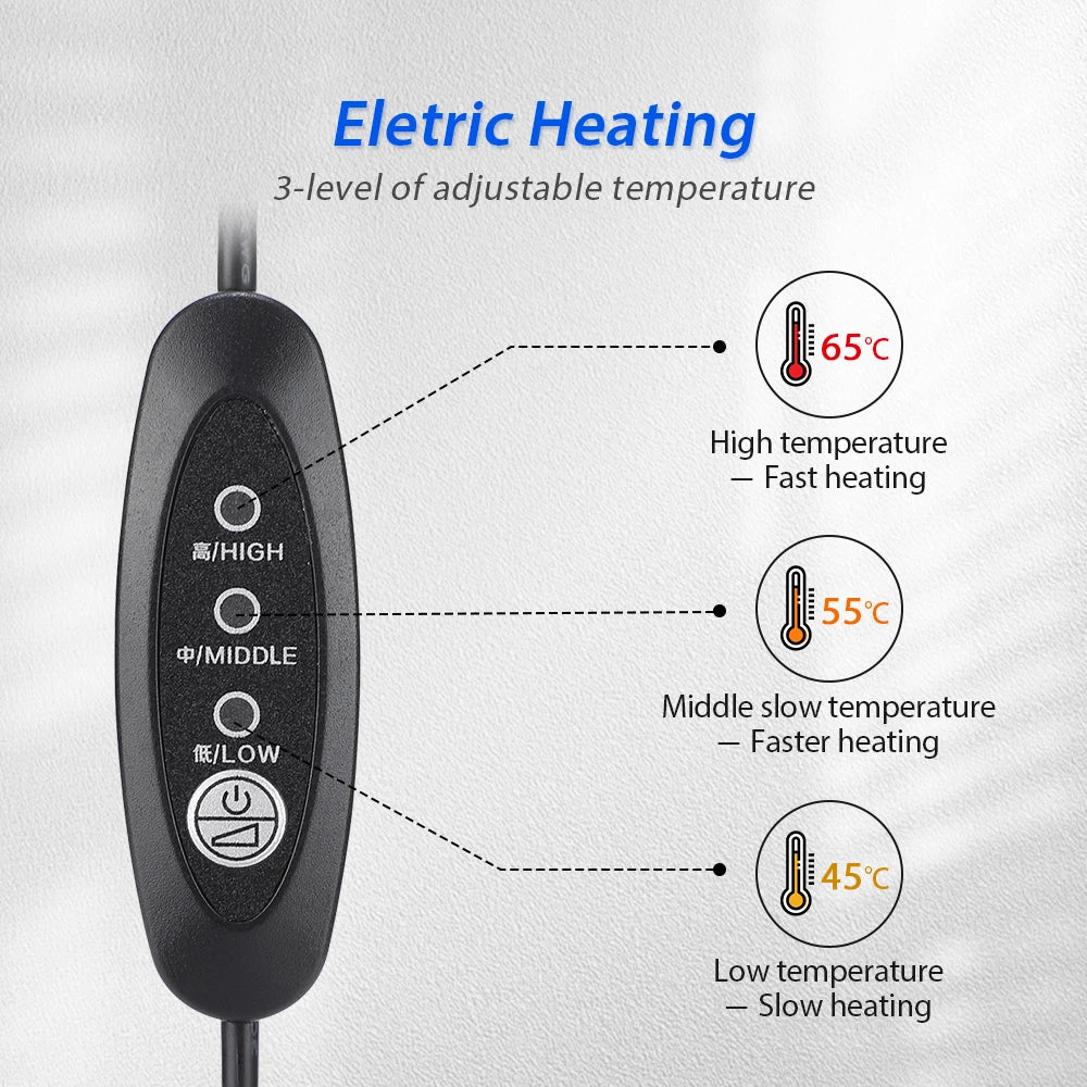 Inflatable Neck Traction Brace | Warming Vibration & Remote