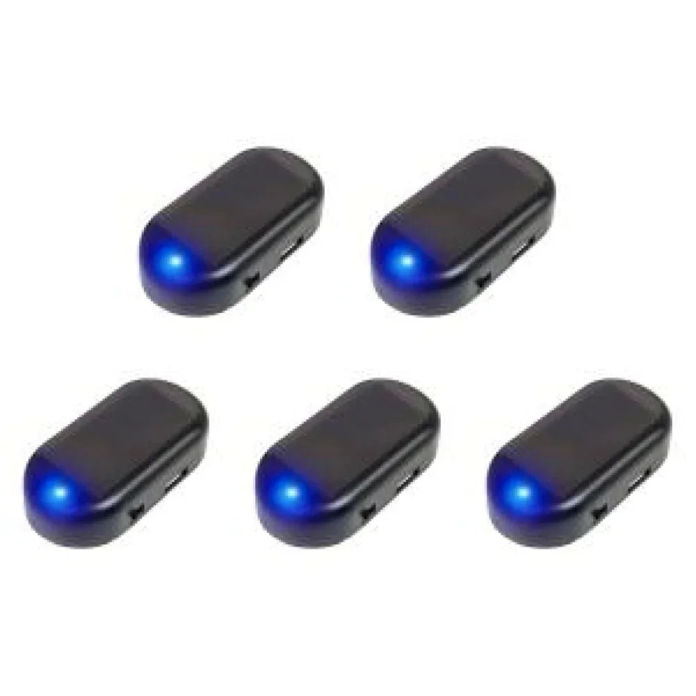 Solar Simulated LED Warning Light – Car Anti-Theft Deterrent