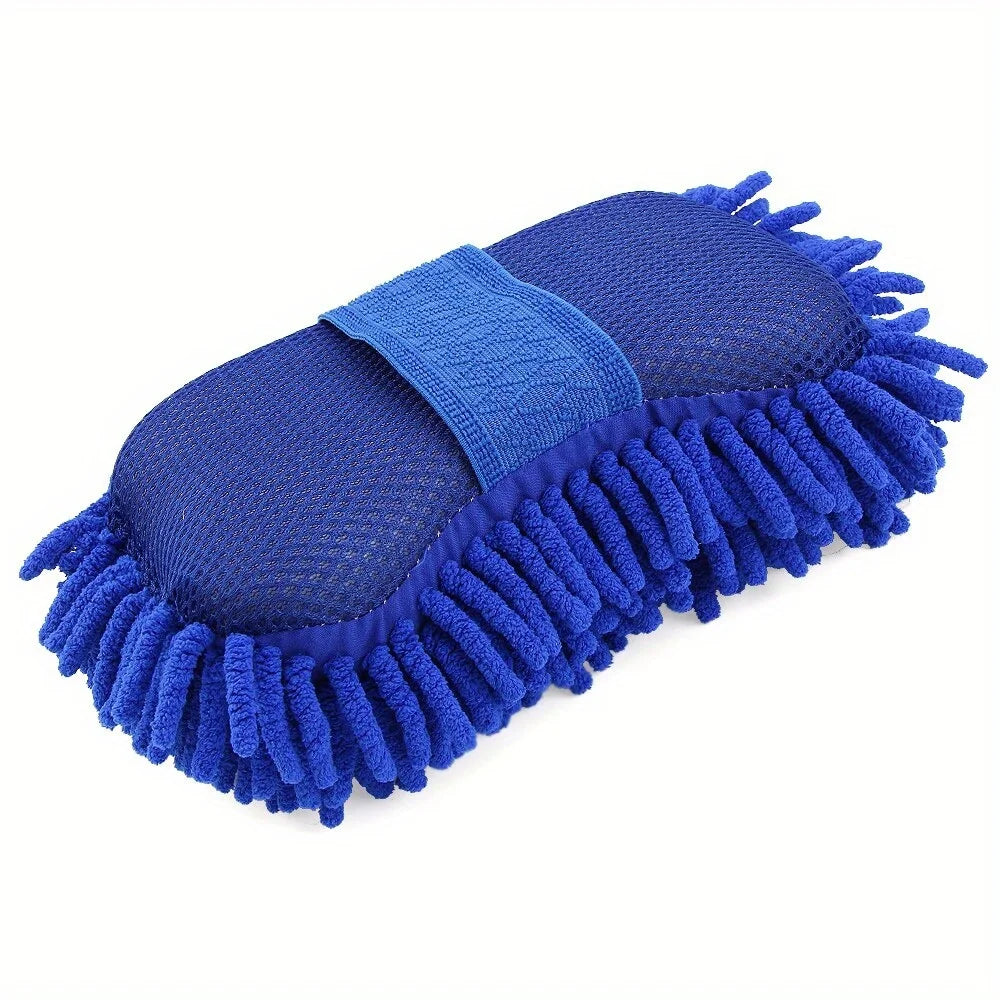 Microfiber Car Cleaning Sponge – Auto, Home & Motorcycle