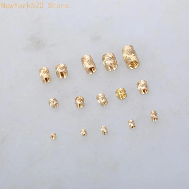 335/360-Pc Brass Threaded Insert Set M2–M6 for Plastic
