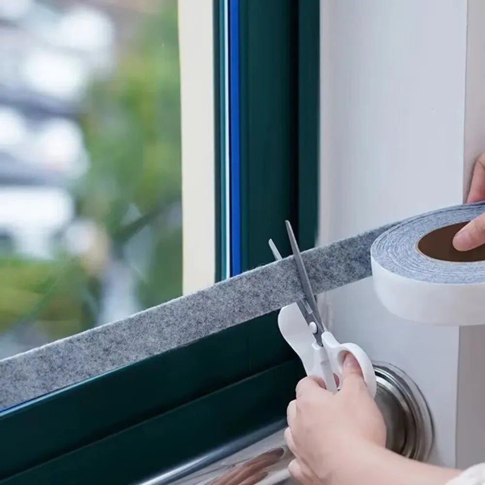 Felt Cotton Window Condensation Absorbing Strip 4M Self-Adhesive
