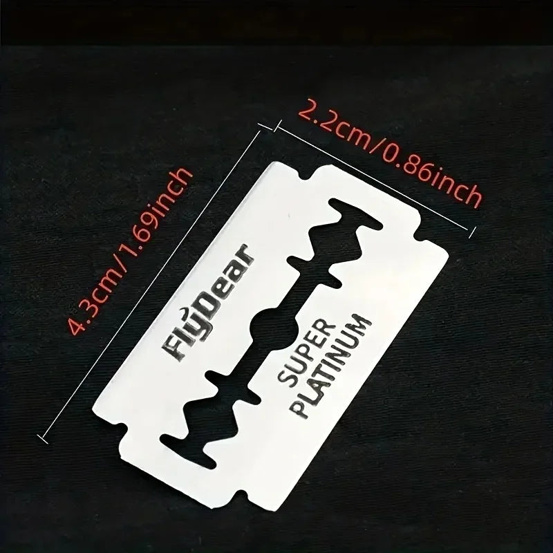 Double Edge Razor Blades Stainless Steel 10–100 Pack