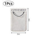 Wall Mount Plastic Bag Dispenser & Kitchen Organizer Pouch