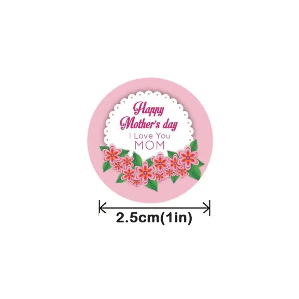 500 Carnation Sticker Roll – DIY Envelope Seals & Gift Wrapping