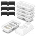 Pet Water Fountain Replacement Filters & Sponges 6+6 Pack