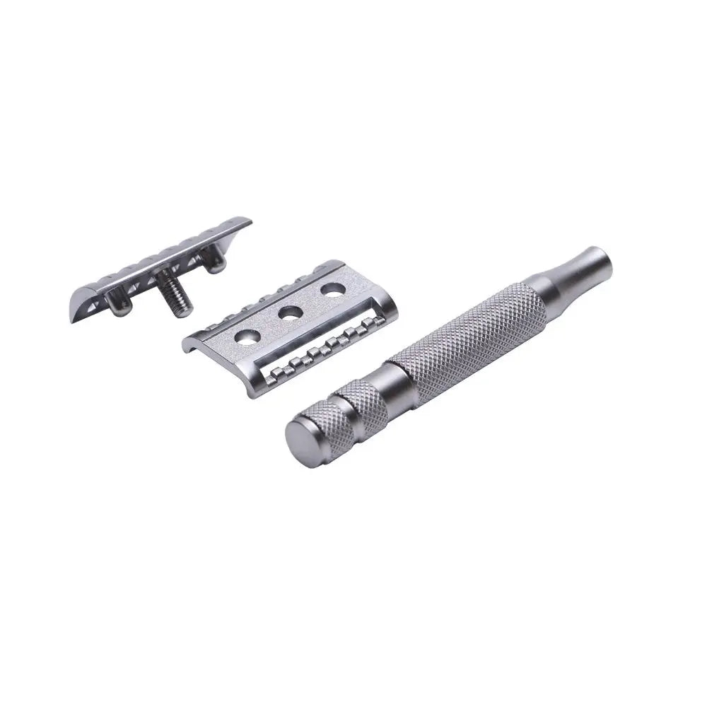 YAQI Knight-Helmet DE Safety Razor – Stainless Steel Handle