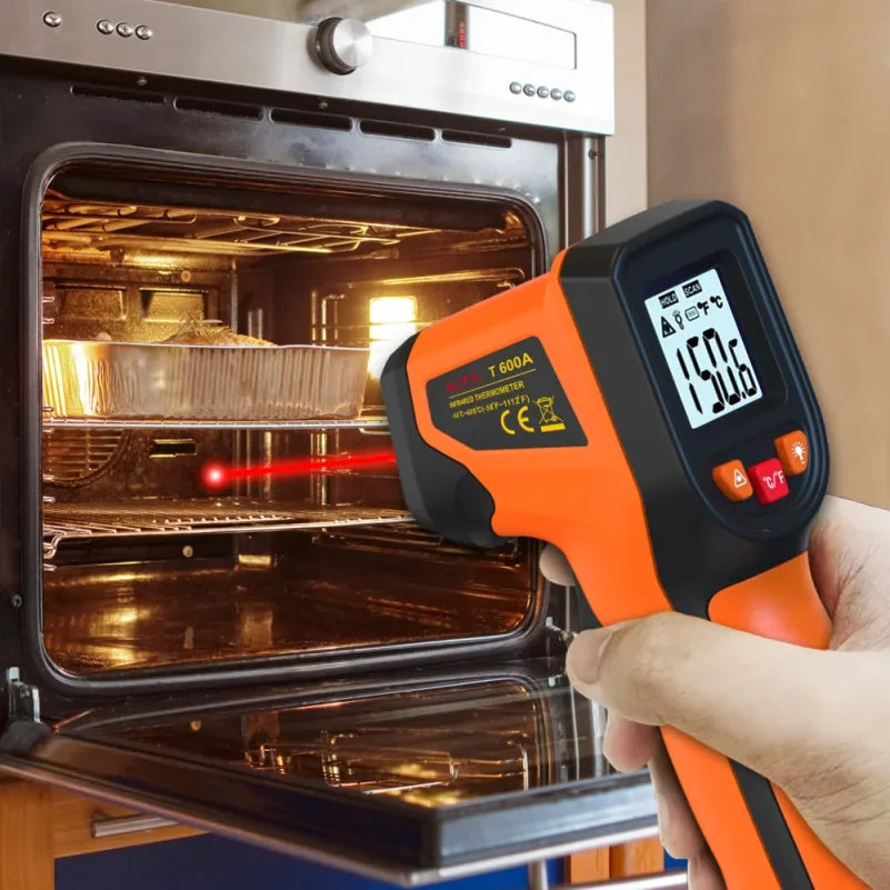 T600/T600A Infrared Thermometer Gun -58°F to 1112°F Laser
