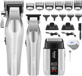 Kemei 3-in-1 Cordless Hair Clipper Trimmer & Foil Shaver Set