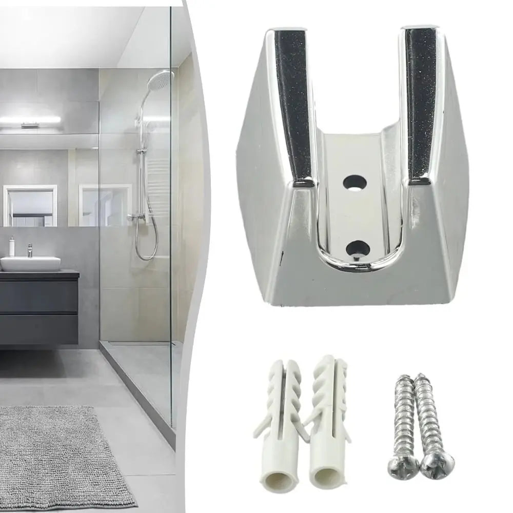 Square Adjustable Shower Head Holder Wall Mount – ABS Plastic