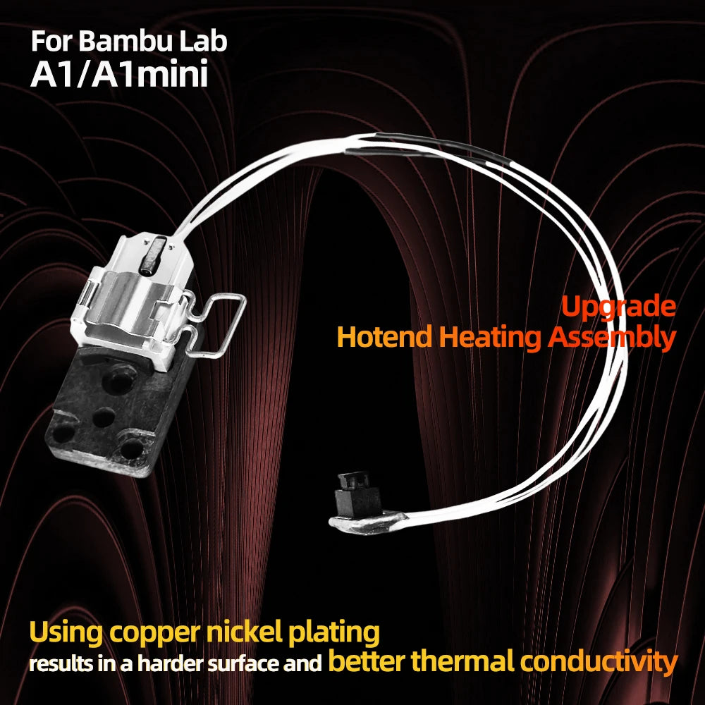 Upgraded Hotend Heating Assembly for Bambu Lab A1 & A1 Mini