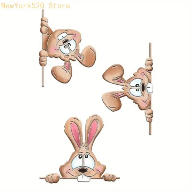 Easter Rabbit Metal Cutting Dies – Scrapbooking Embossing Stencils
