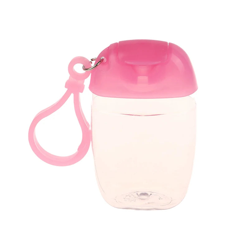 30ml Portable Refillable Bottle with Hook | Mini Travel Dispenser
