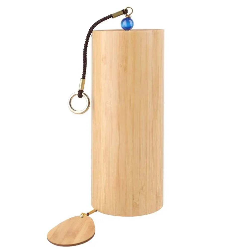 Natural Bamboo Wind Chimes – Maple Leaf Pendant Home Décor