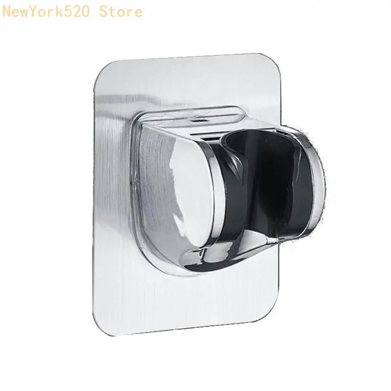 No-Drill Adjustable Shower Head Holder – Adhesive Wall Bracket