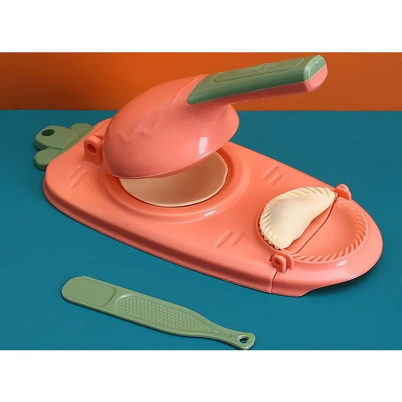 2-in-1 Dumpling Maker Press & Wrapper Skin Tool – DIY Kit