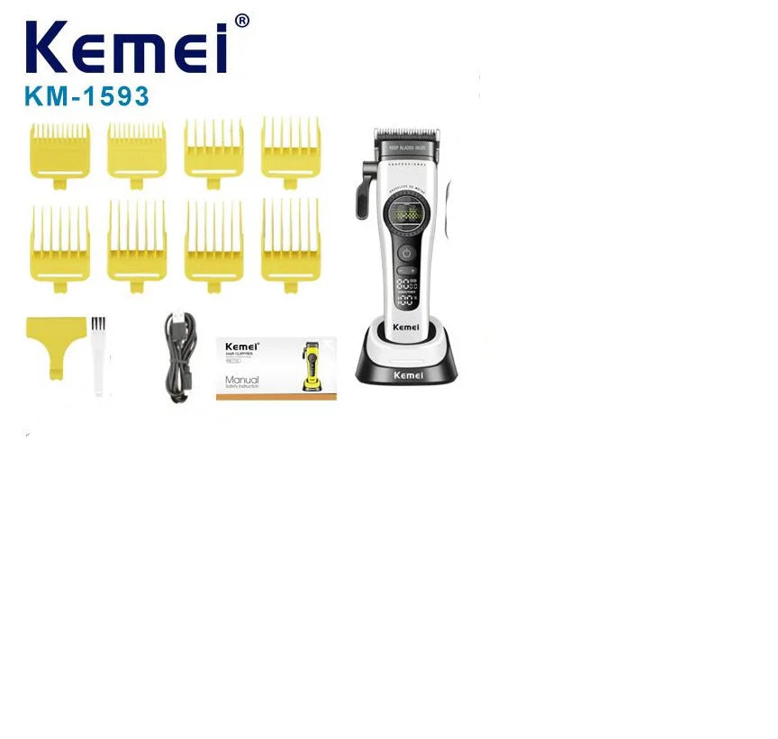Kemei KM-1595 Professional Brushless Hair Clipper & Trimmer