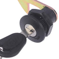 Motorcycle Scooter Rear Trunk Box Lock with 2 Keys | Metal