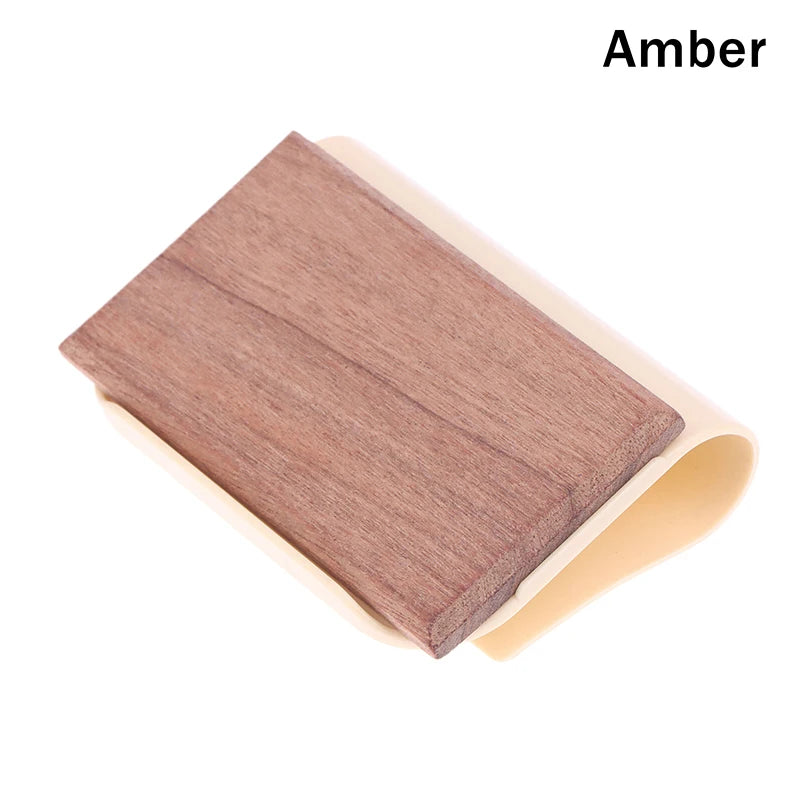VIBE Wooden Car Air Freshener – Long-Lasting Amber Scent