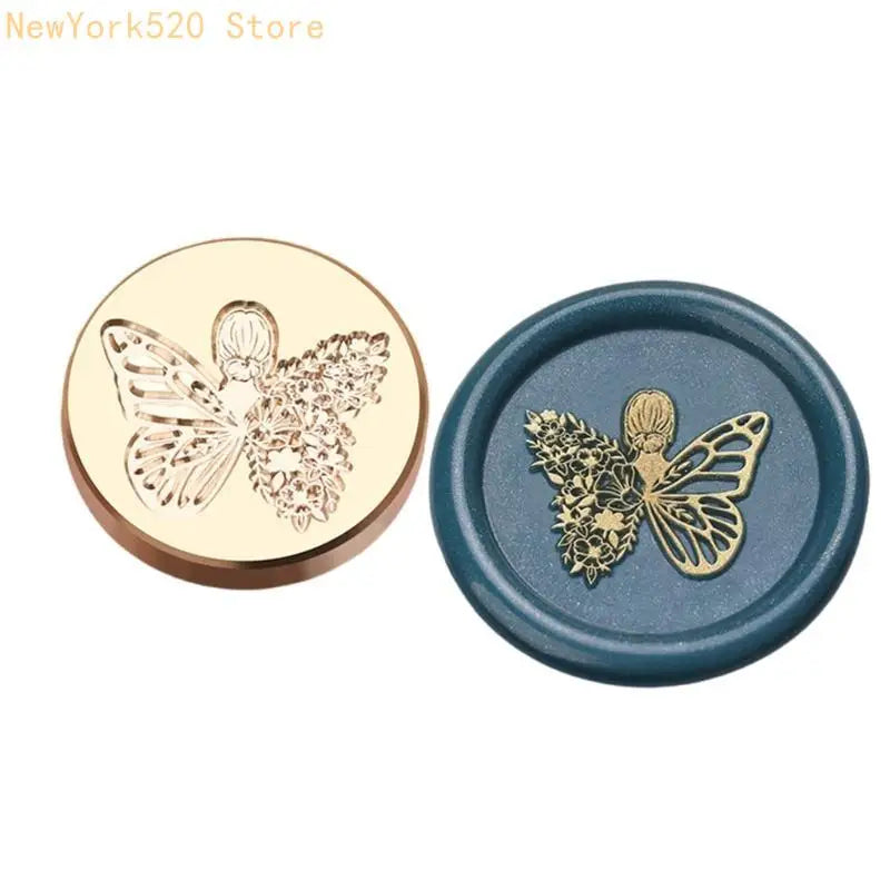 Brass Flower Wax Seal Stamp – 28 Designs for Scrapbooking