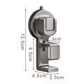 Suction Cup Wall Hooks No-Drill Washbasin Storage Rack 1/3 PCS