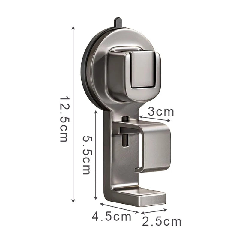 Suction Cup Wall Hooks No-Drill Washbasin Storage Rack 1/3 PCS