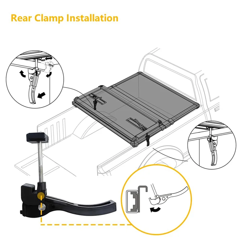 Tonneau Cover Install Kit – Tri-Fold & Quad-Fold Hard Covers